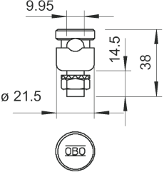 Клемма крепежная для проволоки (5001 N-FT)