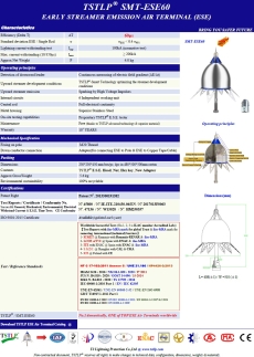 Активный молниеприемник TSTLP SMT-ESE60