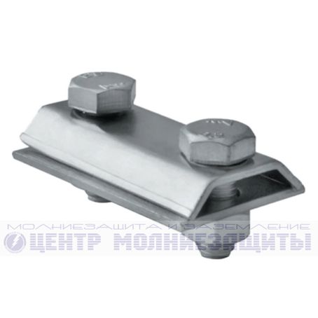 Продольный (параллельный) соединитель круглого проводника 6-8 мм, сталь оцинк.