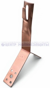 Коньковый держатель проводника, медный